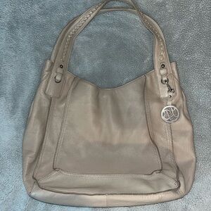 Lucky Brand Tan Shoulder Bag with Slouchy Silhouette (Genuine Leather)